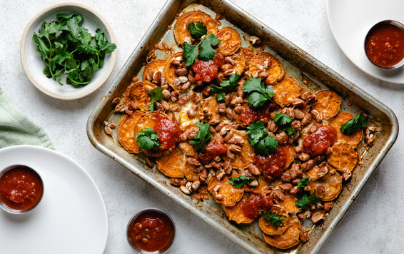 Receta de Nachos de Batata Saludables