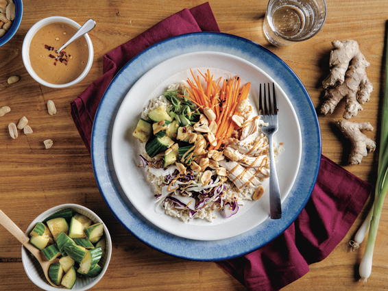 Peanut Chicken Bowl Recipe