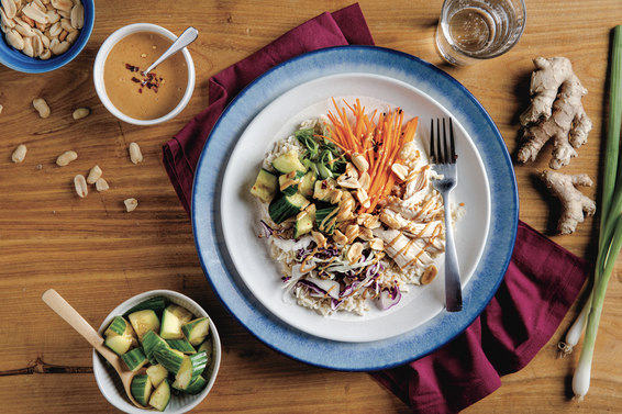 Peanut Chicken Bowl Recipe